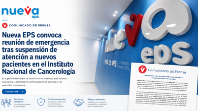 Photo of Nueva EPS convoca reunión de emergencia tras suspensión de atención a nuevos pacientes en el Instituto Nacional de Cancerología
