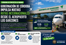 Photo of Gobernación de Córdoba impulsa nuevas rutas internacionales desde el Aeropuerto Los Garzones
