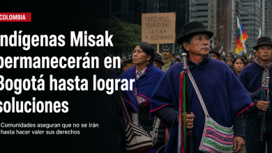 Photo of Indígenas Misak seguirán en Bogotá hasta lograr respuestas