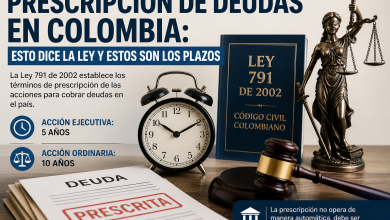 Photo of Prescripción de deudas en Colombia: qué dice la ley y cuándo aplica