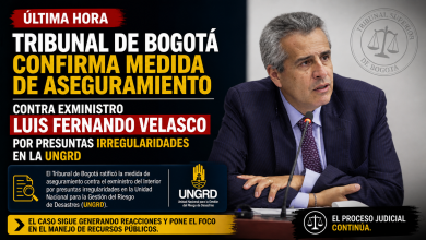 Photo of Tribunal de Bogotá confirma medida contra exministro Luis Fernando Velasco