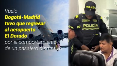 Photo of Escándalo en pleno vuelo: avión Bogotá-Madrid regresó a El Dorado por pasajero acusado de acosar a una mujer y protagonizar actos obscenos
