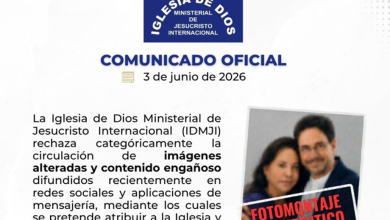 Photo of Iglesia de Dios Ministerial de Jesucristo Internacional rechaza mensajes en redes que la vinculan con candidatura de Iván Cepeda