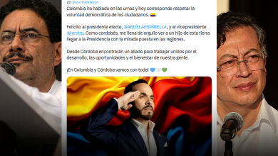 Photo of Gobernador de Córdoba pide respetar el resultado electoral y felicita a Abelardo De La Espriella tras reñida jornada